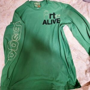 freecity Green Long Sleeve t-Shirt. L